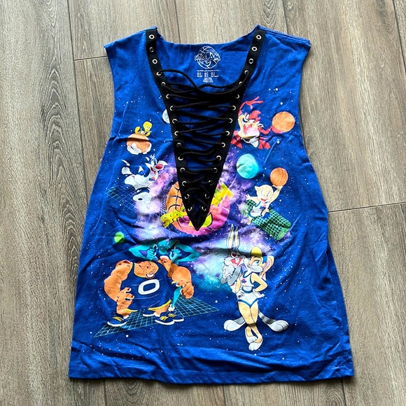 FOREVER 21 | Space Jam Muscle Tank Top - Picture 1 of 2